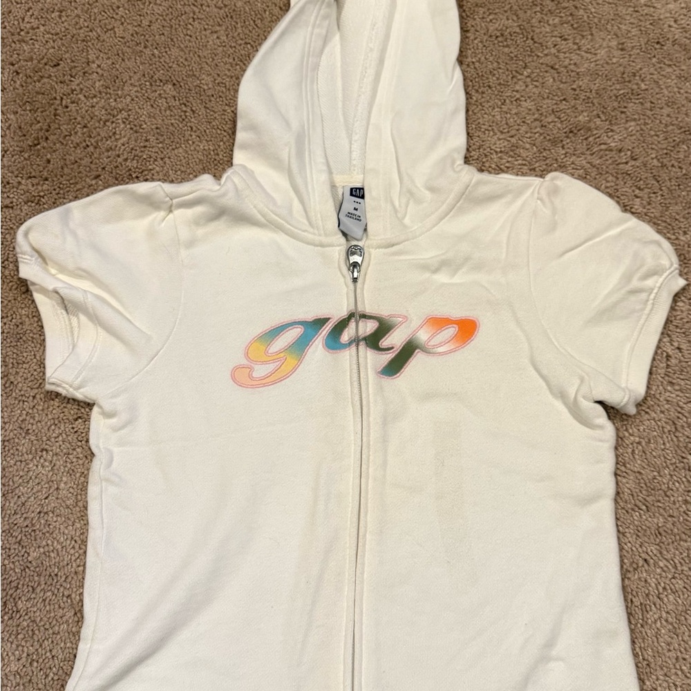GAP Kids —Medium short sleeve Zip-Up Hoodie or Swim Cover